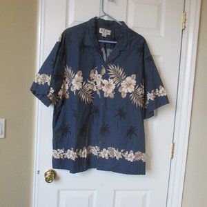 Hawaiian Shirt Mens size 3XL short Sleeve Cotton HI Wear